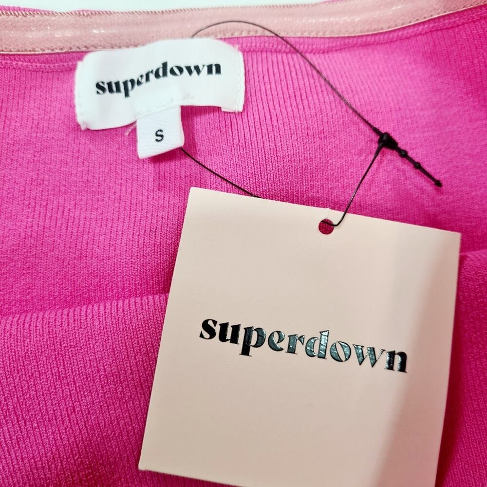 Superdown Perla Ombre Mini Dress in Pink Ombre Small - Picture 6 of 11